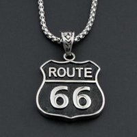 Медальон Route 66, снимка 3 - Колиета, медальони, синджири - 38599012