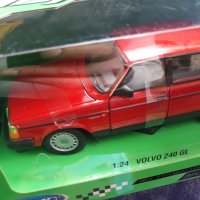 Volvo  240  GL Red . Welly Nex 1.24 . Top.! , снимка 3 - Колекции - 36259310
