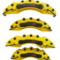 Капаци за спирачни апарати спирачки TYPE R HONDA жълти,комплект, снимка 1 - Аксесоари и консумативи - 35943238