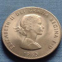 Монета 1965г. Кралица Елизабет втора , ЧЪРЧИЛ за КОЛЕКЦИЯ 36588, снимка 2 - Нумизматика и бонистика - 42711327