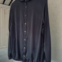 Блуза HUGO BOSS кралска коприна, снимка 12 - Блузи с дълъг ръкав и пуловери - 36028837