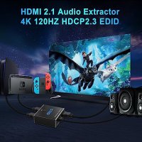 Нов Аудио конвертор HDMI към HDMI SPDIF/4K 120Hz HDMI 2., снимка 8 - Друга електроника - 41662380