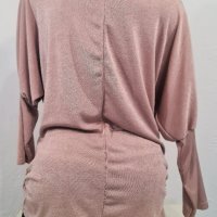 Стилна дамска блуза с цип, снимка 4 - Блузи с дълъг ръкав и пуловери - 38612276