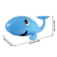 Голям надуваем воден кит спринклер играчка воден спринклер играчка заден двор играчка водни балони д, снимка 3 - Надуваеми играчки - 41065265