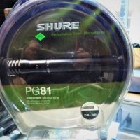 Shure PG81 microphone, снимка 1 - Други - 40795554