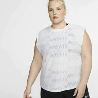 Nike Air Women's Running Top -УГОЛЕМЕНА дамска тениска като нова, снимка 1 - Тениски - 40981795