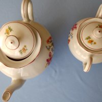  Стар Порцеланов чайник и захарница за чай , снимка 14 - Антикварни и старинни предмети - 41417845