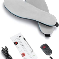 Нови Затоплящи Стелки за Обувки USB Безжични С Дистанционно S размер, снимка 5 - Други - 44681537