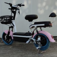 Електрически скутер В13  350 ватов безчетков мотор в розов цвят калници, снимка 13 - Мотоциклети и мототехника - 36453750