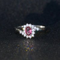 Нежни сребърни пръстени - смарагд, сапфир, аметист и рубин, снимка 3 - Пръстени - 34253661