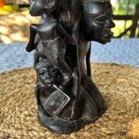 Дървопластика “Майката на черна Африка”, снимка 7 - Антикварни и старинни предмети - 41474934
