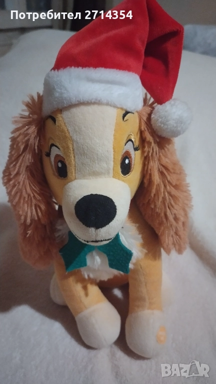 Плюшено кученце Лейди на Disney  и коледни украси , снимка 1