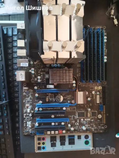 Дънна платка X58 MSI X58-PRO Socket 1366 + Intel Xeon X5650 SLBV3 3200MHz + 24GB DDR3 1600MHz, снимка 1