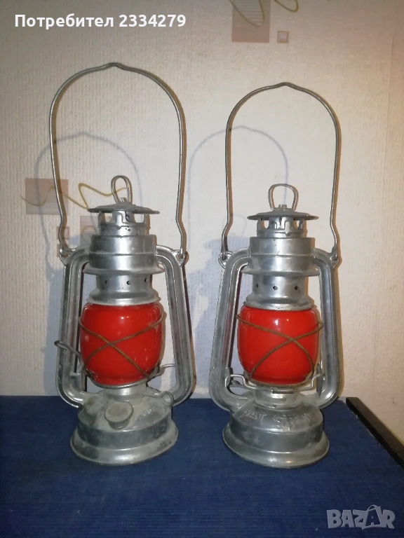 Стари газени фенери,,ВАТ N:158,  G.D.R. неупотребявани, снимка 1