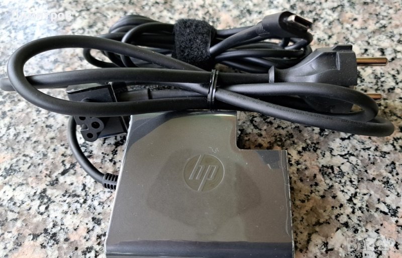 Зарядно за Лаптоп HP 65W USB-C модел:TPN-AA03, снимка 1