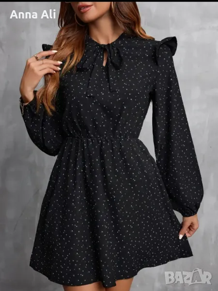 Дамска кокетна рокля, снимка 1
