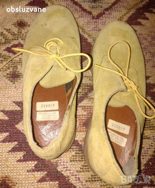 Обувки велур кожа нови, снимка 1
