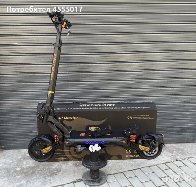 🚀 Чисто нова електрическа тротинетка KuKirin G2 Master (2025) – последен модел с ключ, бързо зарежд, снимка 1
