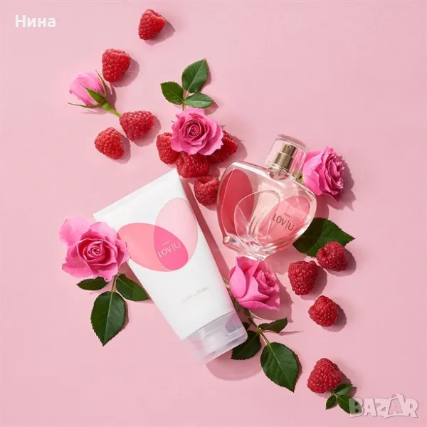 Комплект Парфюм + лосион Avon Lov U, снимка 1