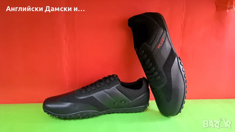 Английски мъжки полукецове от екокожа -Police, снимка 1