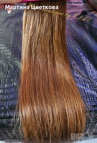 Естествена кестенява коса, снимка 1