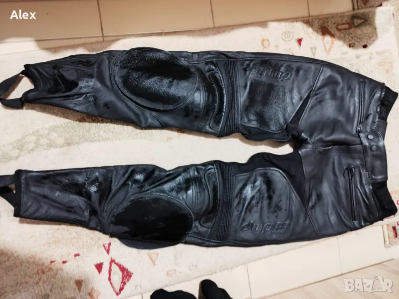 Кожен панталон за мотор с протектори , снимка 1