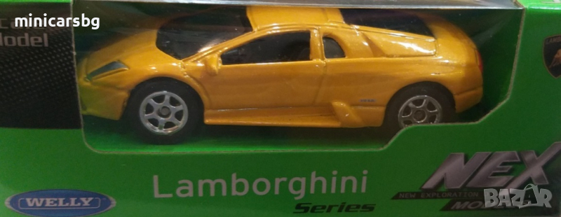 1:64 Метални колички: LAMBORGHINI MURCIELAGO - Welly, снимка 1