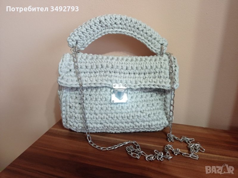 Дамска чанта ръчно плетена, снимка 1