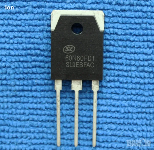 60N60FD1 IGBT+Di 600V, 60A, 320W в корпус ТО-3Р, снимка 1