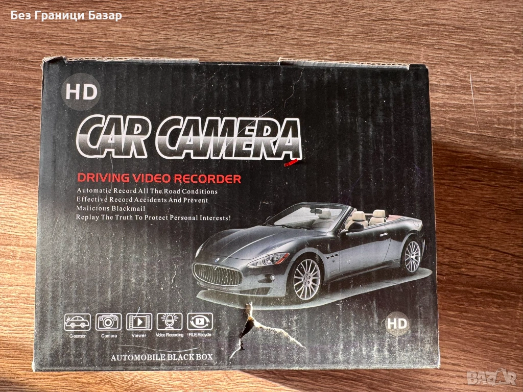 Нова Автомобилна камера 2K с широк ъгъл и G-sensor за видеорегистрация кола автомобил, снимка 1