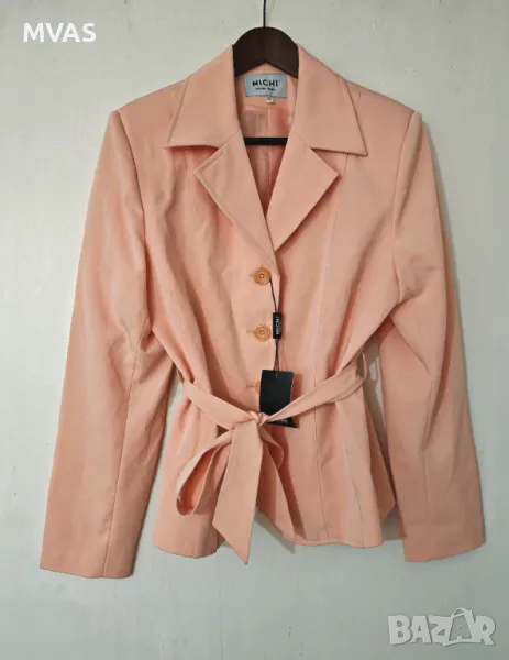 Ново прасковено дамско сако М размер, снимка 1