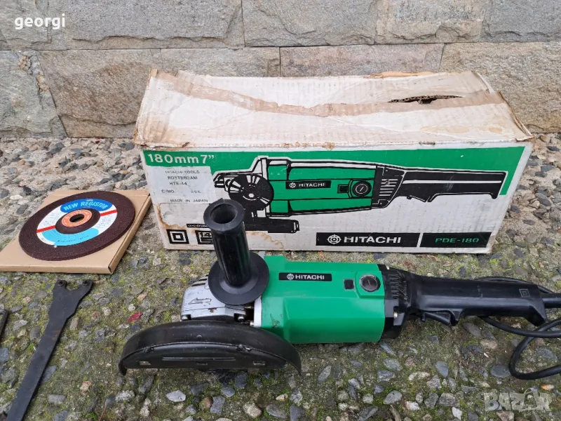 японски ъглошлайф Hitachi 1200w 180mm, снимка 1