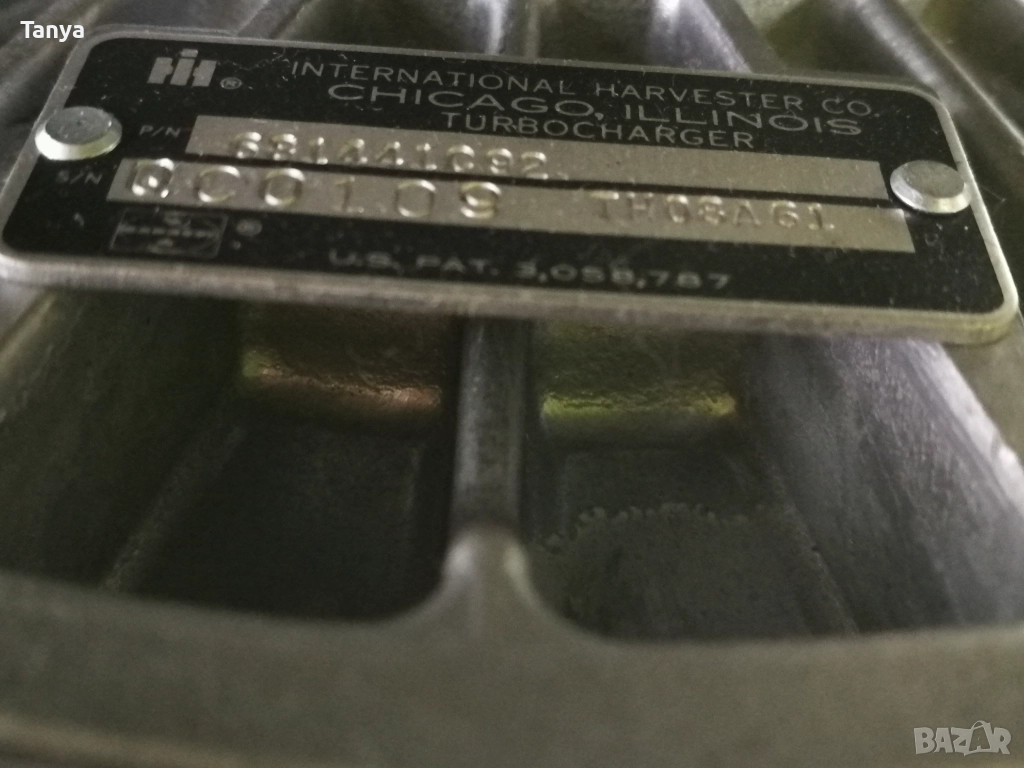 Турбо INTERNATIONAL HARVESTER V800 681441692,TH08A61, снимка 1