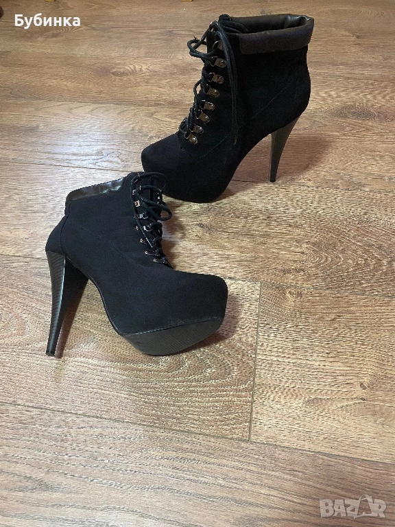 Дамски боти на ток, снимка 1
