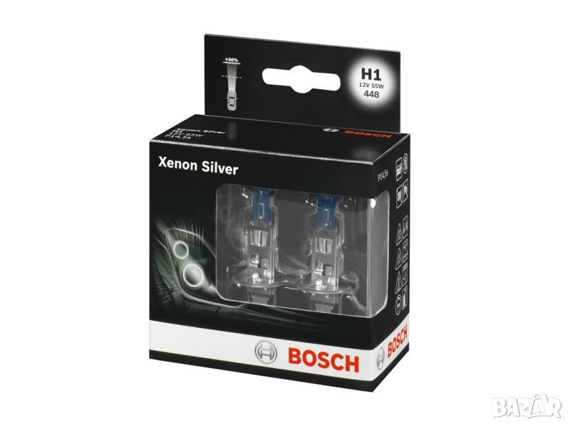 BOSCH H1 Xenon Silver 12V халогенни крушки, снимка 1