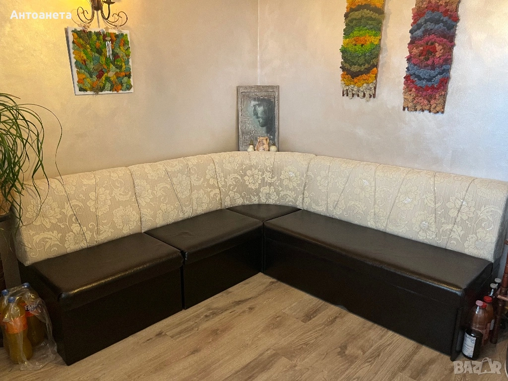 Разтегателен кухненски диван, снимка 1