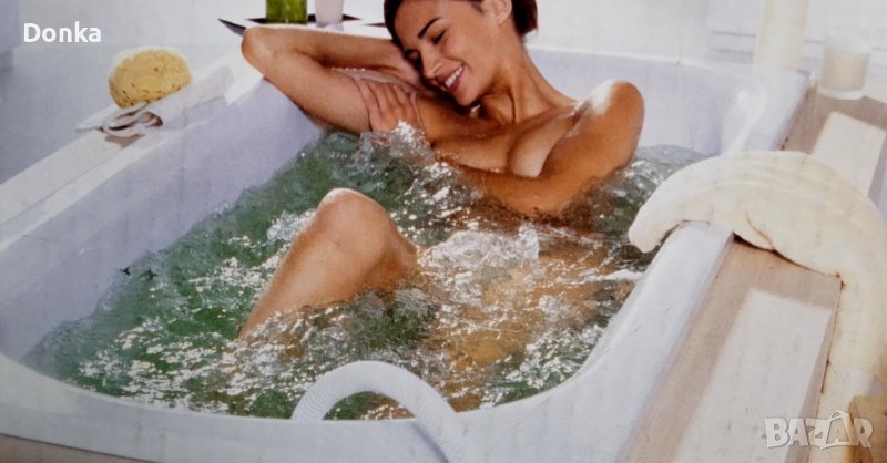 Продавам немско сгъваемо джакузи за домашна вана, снимка 1