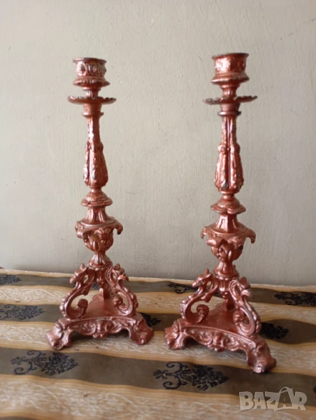 Комплект барокови свещници, снимка 1