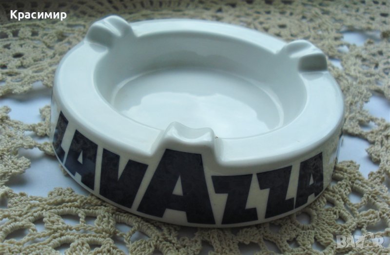 Продавам керамичен пепелник на марката Lavazza, снимка 1