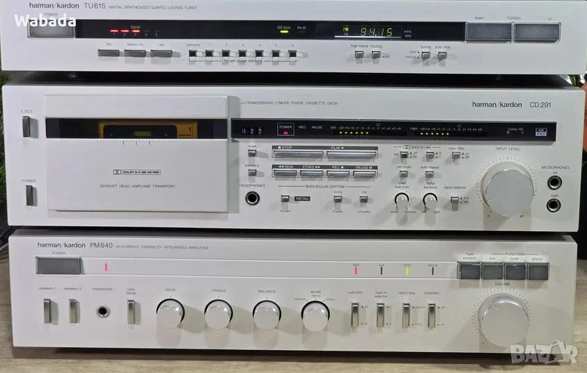 Касетен дек Harman Kardon CD-291висок клас двуглав дек Sendust (модел 1982-84), снимка 1