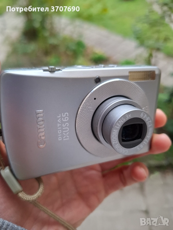 Компактен дигитален фотоапарат Canon Digital IXUS 65, снимка 1