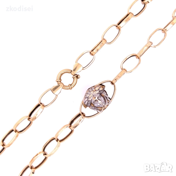 Златен синджир 15,26гр. 55,0см. 14кр. проба:585 модел:33782-5, снимка 1