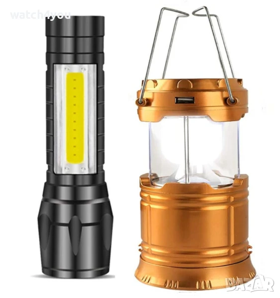 НОВ LED ФЕНЕР POLICE СЪС ZOOM.ФЕНЕРИ С USB КАБЕЛ. ДЖОБНО ФЕНЕРЧЕ СОЛАРНА LED ЛАМПА. КЪМПИНГ ФЕНЕР., снимка 1