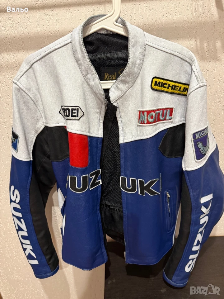 Кожено мото яке Suzuki XXL , снимка 1