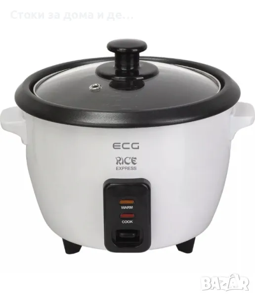 ✨Оризоварка ECG RZ 060, 300W, 0.6L, Бял , снимка 1