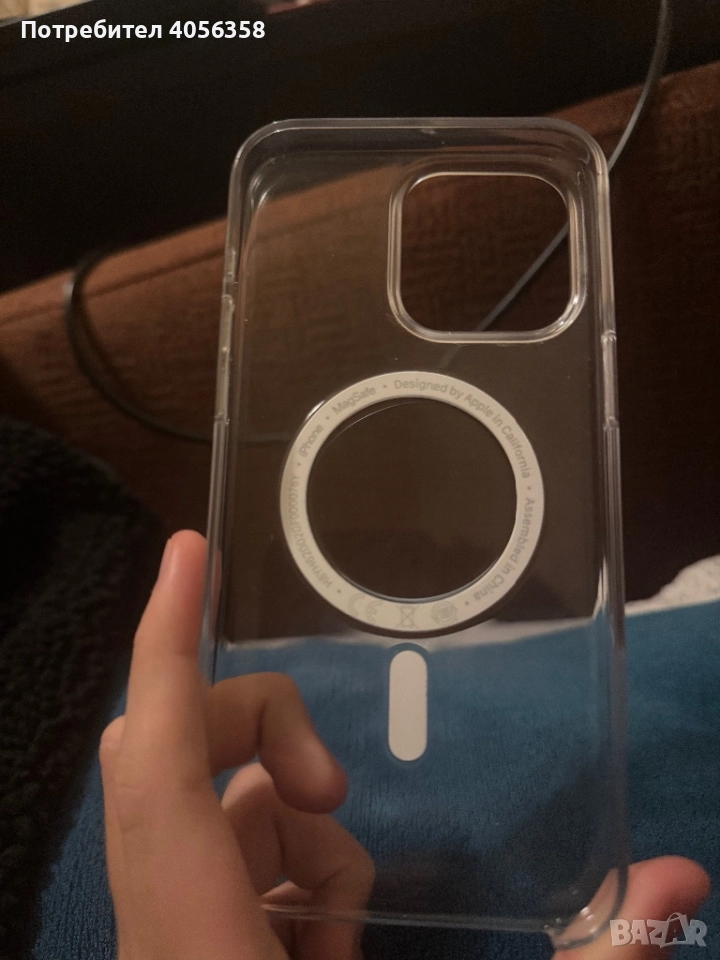  iPhone 15 Pro MaxClear magsafe case , снимка 1