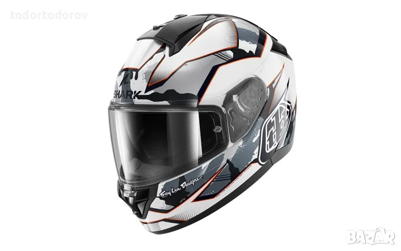 ТОП ЦЕНА Каска за мотор SHARK RIDILL2 MATRIX CAMO white/brown,очила, снимка 1