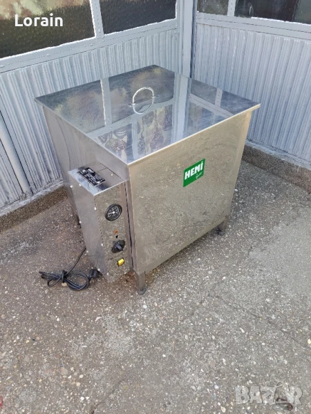 ДЕКРИСТАЛИЗАТОР , Вана за разтапяне на пчелен мед с капак– 4 ТЕНЕКИИ , снимка 1