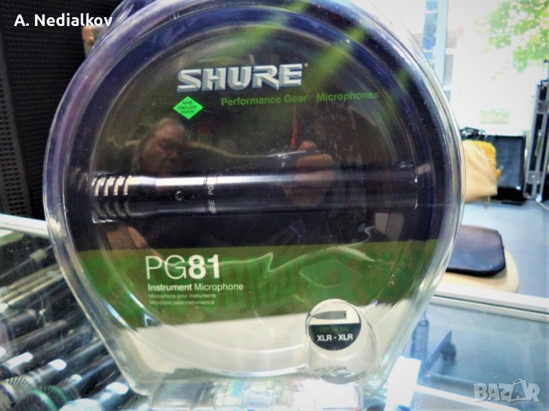 Shure PG81 condenser microphone, снимка 1