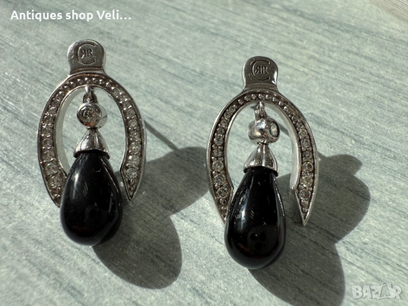 Сребърни обеци CERRUTI 1881 №7541 , снимка 1